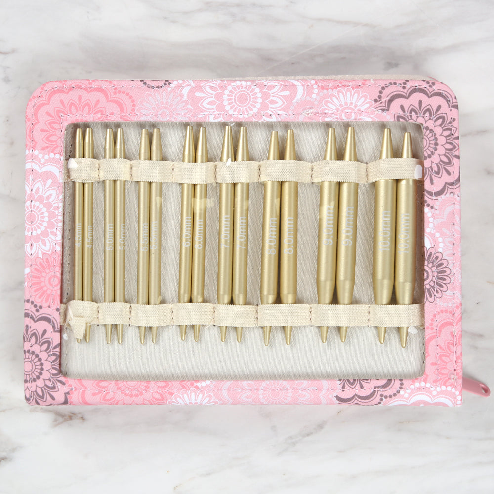 Nas Lux Değiştirilebilir Misinalı Şiş Seti - Altın